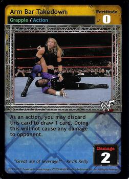 2000 Comic Images WWF Raw Deal #22 Arm Bar Takedown Front