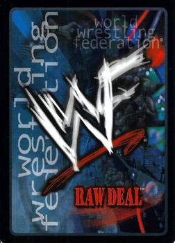 2000 Comic Images WWF Raw Deal #23 Hip Toss Back