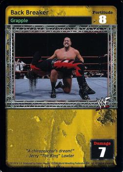 2000 Comic Images WWF Raw Deal #29 Back Breaker Front