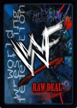 2000 Comic Images WWF Raw Deal #31 Fireman's Carry Back