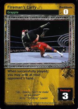2000 Comic Images WWF Raw Deal #31 Fireman's Carry Front