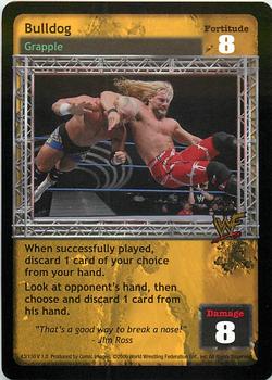 2000 Comic Images WWF Raw Deal #43 Bulldog Front