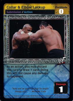 2000 Comic Images WWF Raw Deal #49 Collar & Elbow Lockup Front