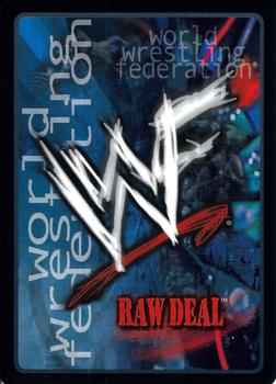 2000 Comic Images WWF Raw Deal #70 Step Aside Back