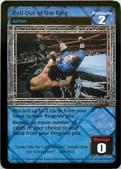 2000 Comic Images WWF Raw Deal #93 Roll Out of the Ring Front