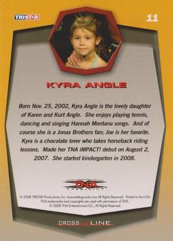 2008 TriStar TNA Cross the Line #11 Kyra Angle  Back