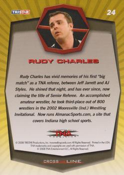2008 TriStar TNA Cross the Line #24 Rudy Charles  Back