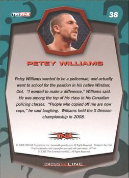 2008 TriStar TNA Cross the Line #38 Petey Williams  Back
