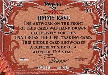 2008 TriStar TNA Cross the Line #94 Jimmy Rave  Back