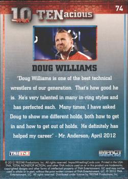 2012 TriStar Impact TNA TENacious #74 Doug Williams Back