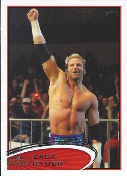 2012 Topps WWE #19 Zack Ryder  Front