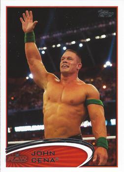 2012 Topps WWE #1 John Cena  Front