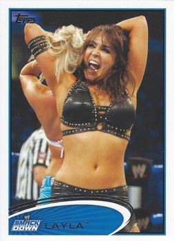 2012 Topps WWE #48 Layla  Front