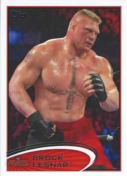 2012 Topps WWE #5 Brock Lesnar  Front