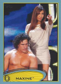 2012 Topps WWE - Blue #17 Maxine  Front