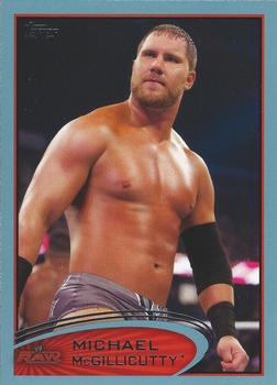 2012 Topps WWE - Blue #71 Michael McGillicutty  Front