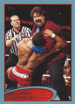 2012 Topps WWE - Blue #7 Mick Foley  Front
