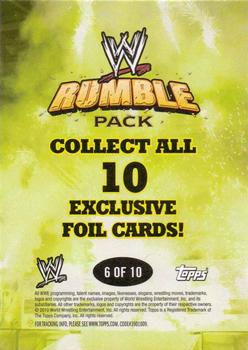 2010 Topps WWE Rumble Pack - Foil #6 Big Show Back
