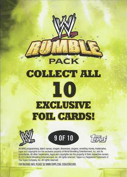 2010 Topps WWE Rumble Pack - Foil #9 Carlito Back