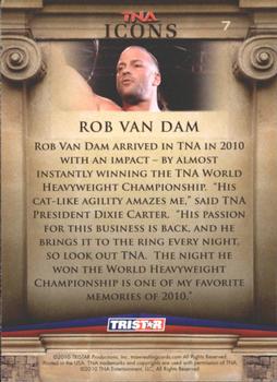 2010 TriStar TNA Icons #7 Rob Van Dam Back