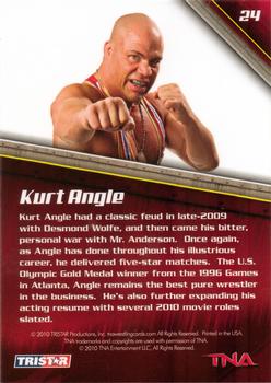 2010 TriStar TNA New Era #24 Kurt Angle Back