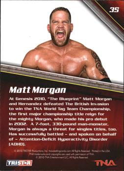 2010 TriStar TNA New Era #35 Matt Morgan Back