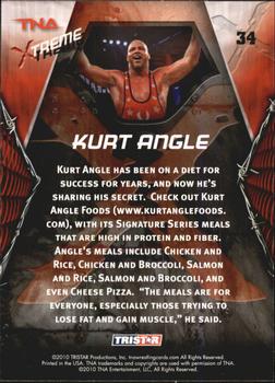 2010 TriStar TNA Xtreme #34 Kurt Angle Back