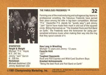 1991 Championship Marketing WCW #32 The Freebirds Back