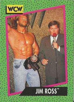 1991 Impel WCW #156 Jim Ross Front