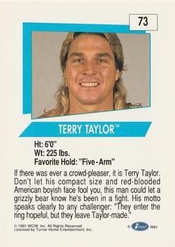 1991 Impel WCW #73 Terry Taylor Back