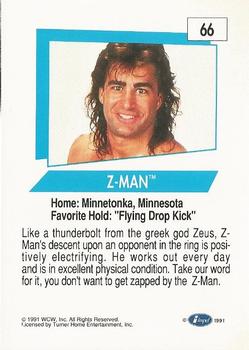 1991 Impel WCW #66 Z-Man Back