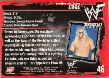 1998 Comic Images WWF Superstarz #46 Edge Back