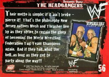 1998 Comic Images WWF Superstarz #56 The Headbangers Back