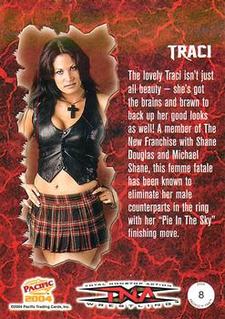 2004 Pacific TNA #8 Traci Brooks Back