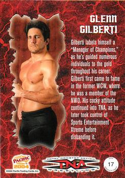 2004 Pacific TNA #17 Glenn Gilberti Back