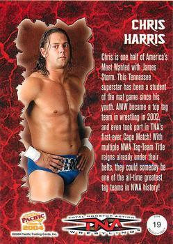 2004 Pacific TNA #19 Chris Harris Back