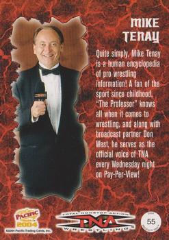 2004 Pacific TNA #55 Mike Tenay Back