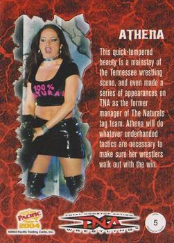 2004 Pacific TNA #5 Athena Back