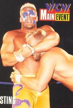 1995 Cardz WCW Main Event #4 Sting Front