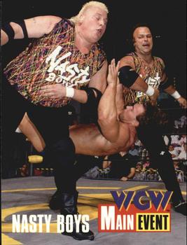 1995 Cardz WCW Main Event #35 Nasty Boys Front