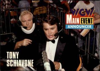 1995 Cardz WCW Main Event #47 Tony Schiavone Front