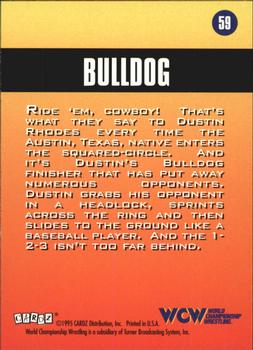 1995 Cardz WCW Main Event #59 Bulldog Back
