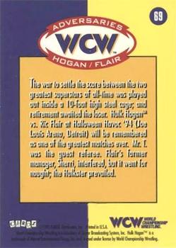 1995 Cardz WCW Main Event #69 Hogan/Flair (Havoc) Back