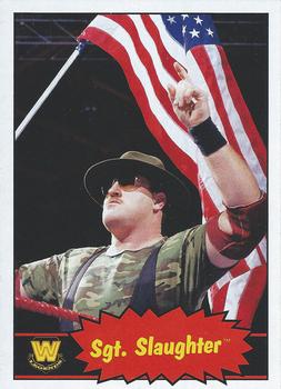2012 Topps Heritage WWE #104 Sgt. Slaughter Front