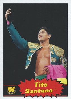 2012 Topps Heritage WWE #106 Tito Santana Front