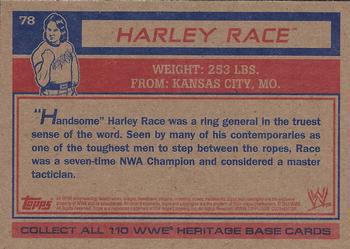 2012 Topps Heritage WWE #78 Harley Race Back