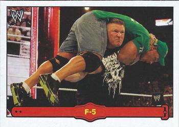 2012 Topps Heritage WWE - Ringside Action #26 Brock Lesnar/F-5 Front