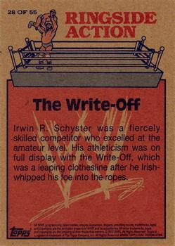 2012 Topps Heritage WWE - Ringside Action #28 Irwin R. Schyster/The Write Off Back