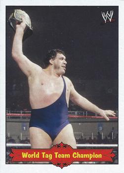 2012 Topps Heritage WWE - Andre The Giant Tribute #10 World Tag Team Champion Front