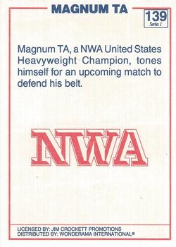 1988 Wonderama NWA #139 Magnum T.A. Back